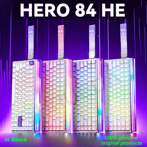 New AULA HERO 84HE 8K INSTOCK Magnetic Switch Gaming Keyboard E-sport Custom RGB Mechanical Keyboard