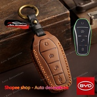 BYD Smart Control Car Key Leather Case BYD Atto3/Shark 6/Atto2/Seal/Sealion 6/Sealion 7/Dolphin/SEAL