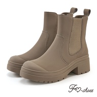 NEUTRAL Water Repellent British Army Style Chelsea Short Boots Khaki Chelsea Boots Women