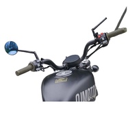Motorcycle Qianjiang flash 300s rearview mirror 10MM flash 300 retro modified handle large field of
