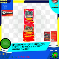 CARRERA SHAMPOO MOTOR SACHET 20 ML x ( 6 PCS ) - Shampoo Motor Silikon Plus