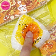 Cheesenm New Handmade Silicone Simulated Squishy Egg Rice Ball Mochi Taba Squishy Fidget Toy Relief 