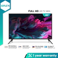 GINZA LED TV 40 Inch TV Flat Screen ONE-YEAR-WARRANTY