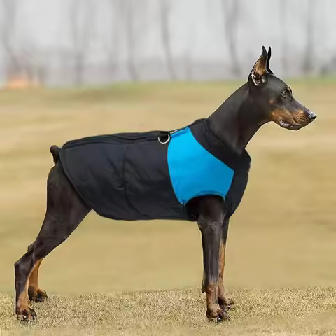 Winter Warm Dog Vest Jacket S-7XL Pet Clothes for Small Medium Large Dogs Doberman German Shepherd G