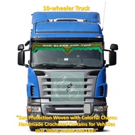 (4 Wheeler) 5 ft. Handmade Crocheted Curtain for Trucks / Vans / Jeepneys