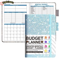 HIGHVIEWLS Monthly Finance Organizer, Cash Flow Management Undated A5 Cash Budget Planner Book, Port