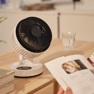 Airmate艾美特 隨行USB雙扇葉無線充電循環立立扇UD805