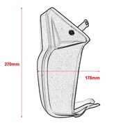 NC700X &NC750X NC750S Motorcycle Handguards Hand Guard Protector Hand Shield For Honda NC700X NC750X