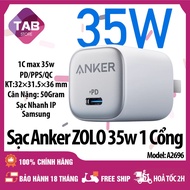 Củ Sạc Anker ZOLO 35w PD/PPS/QC Sạc Nhanh - A2696 (Bảo Hành 18T)