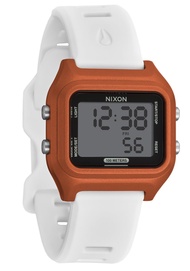 Ripper A1399 - Rust/White - 100m Water Resistant Men's Digital Sport Watch (36.5mm Face, 20mm Silico