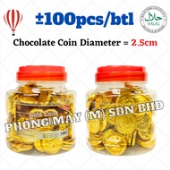 HEPIN MINI GOLD COIN CHOCOLATE [±100pcs] / COKLAT EMAS/ 金币巧克力