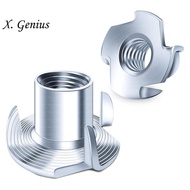 Nuts-Nuts,4-Claw Nuts for Bolts and Rod Casters,Hardware Nuts