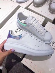 Alexander Mcqueen 🆕 男款彩尾 小白鞋   #39.5，40.5，41，43.5