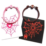 Spiderman Miles & Gwen Couple Bracelet Polymer Bracelet Gelang Couple Gelang Tangan