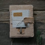 Happy Hand woven cotton notebook handmade notebook diary handmade 筆記本