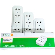 (5PCS)OMNI Surface Convenience Outlet 2Gang 3Gang & 4Gang-omni