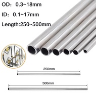 1pcs~10pcs 304 Stainless Steel Round Capillary Seamless Straight Tube 4x2mm 8x6mm 13x11mm 14x12mm 10