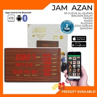 Azan Wood Clock  Quran Speaker with App and Remote Control- Best Gift