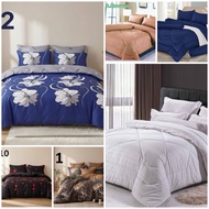 CADAR HOTEL SKLI COMFORTER 7 N 1/BEDDING SET/SARUNG BANTAL/ SAIZ QUEEN & KING/CADAR FITTED/ KAIN COT