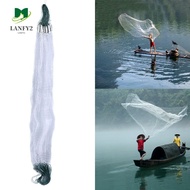 ALANFY Fishing Net Nylon Hand Casting Network Float Trap Fishing Casting Net Nylon Dip Cage Fish Line Monofilament Gill Net