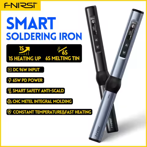 FNIRSI HS-01 Smart Soldering Iron 65W Adjustable Temperature Soldering Station