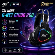 Genuine G-NET GH106 RGB headset - Vivid 7.1 sound, great LED gaming for gamers