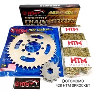 428 GSX110 FX110 FC110 SUZUKI HTM SPROCKET SET DOTOMOMO GSX FX FC 110