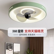 Moving Head Ceiling Fan Lamp Intelligent Frequency Conversion Household Living Room Bedroom Intelligent Electric Fan Invisible Ceiling Fan Lights Fan-Style Ceiling Lamp