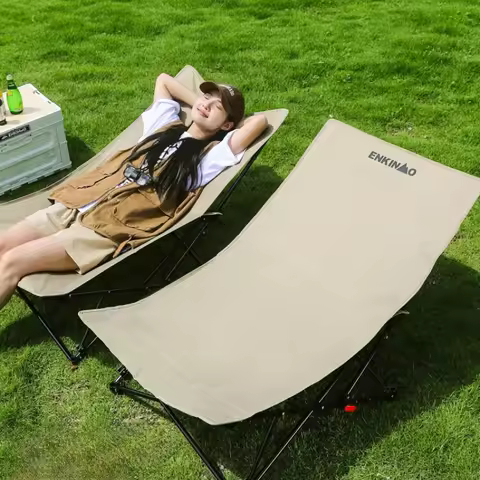 Women Relax Camping Chairs Backpack Recline Adults Tanning Camping Chair Outdoor Folding Mare Access