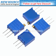 【In-Stock】 10PCS 3296W Potentiometer Precision Adjustable Resistance Multi-turn Trimming 1K 2K 5K 10