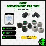 Sony Memory Foam Tips In Ear Earphone Pad Covers Ear Tips Linkbuds S Ear Tip Buds XM3 XM4 XM5 Eartip