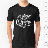 A Night At The Opera Script T Shirt Cotton Lelaki Wanita DIY Print Spruce Tavern Marx Brothers Grouc