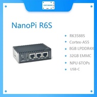 TA Friendly NanoPi R6S Router RK3588S Cortex-A76, 8GB DDR4 32GB eMMc 2.5G eth ubuntu debian, Friendl