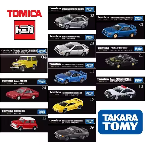 Takara Tomy Tomica Premium Honda Nissan Toyota Lamborghini Subaru Mitsubishi Cars Alloy Diecast Mode