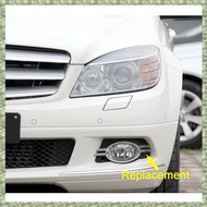 (DXCP) 1Set Front Bumper Fog Light Grille with Chrome Trim for W204 C250 C300 C350 2048852423 204885