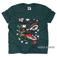HIJAU Kizzu Premium Cotton 30s Kids T-Shirt 1-12 Years Old Dino Green-ggkids