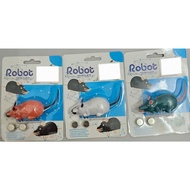 BATTERY ROBOT MOUSE PET TOY