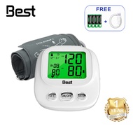 Best Digital blood pressure monitor BP voice function three-color backlight Free Battery + USB cable
