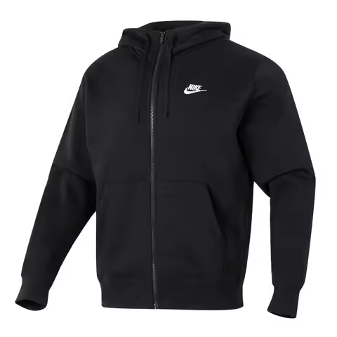 Nike Jacket Men's Sportswear Knitted Casual Wear Hooded Cardigan Fleece-Lined Warm Jacket Bv2646-010