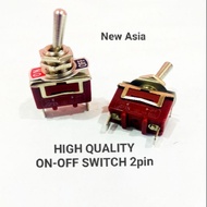On/OFF Switch 2pin Heavy Duty Toggle Flick Switch ON OFF (2Pin) On Off Switch 2Pin 3Pin 4Pin 6Pin