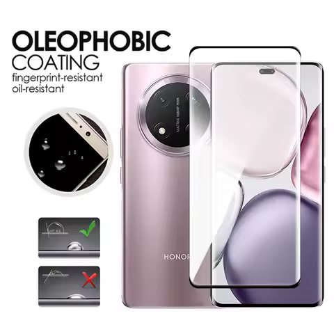 For Honor Magic7 Lite 5G Glass 3D Curved Full Cover Screen Protector Honor Magic 5 6 7 Lite Tempered