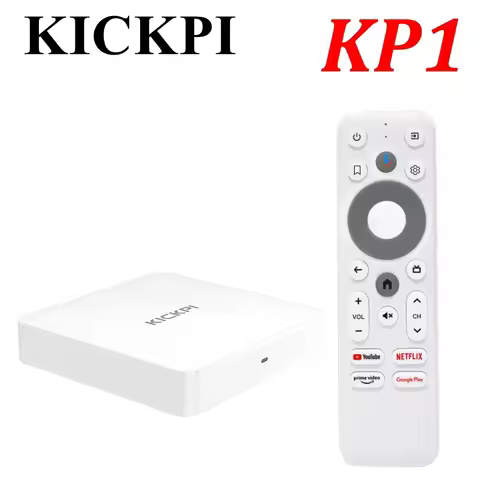 KICKPI KP1 Google Netflix TV Box Android 11 Amlogic S905Y4 Media Player 4K Set Top Box Android 11.0 