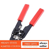 Alwaysonline Modular Crimping Tool Red Cutting Striping Networking Wire