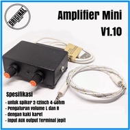 TERBARU! Power Mini Audio Amplifier Miniatur Sound System V1.10