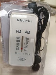 Teledevice FM-8 袋裝收音機連headphones (white)