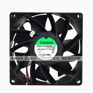 New original PMD1209PMB1-A 9CM 9038 12V 12.5W 2 3-wire speed measurement cooling fan