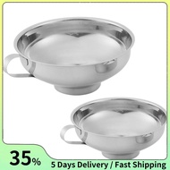 Canning Funnel, 2 Pack Stainless Steel Canning Supplies Kitchen Funnel Jar Funnel Canning Funnel
