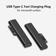 USB C PD Fast Charging Plug Converter for Microsoft Surface Pro 3 4 5 6 Go USB Type C Female Adapter Connector for Surface Book