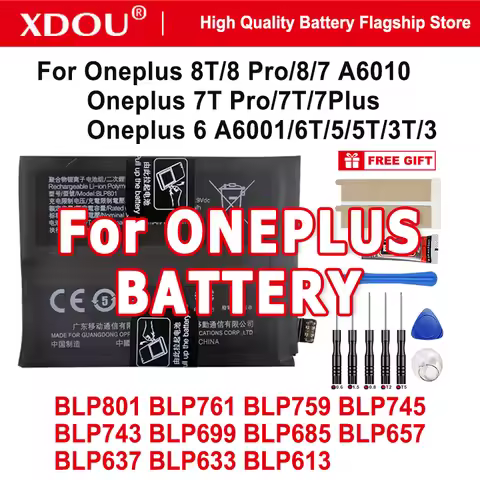 New BLP801 BLP761 BLP759 BLP745 BLP743 BLP699 BLP685 BLP657 BLP637 BLP633 BLP613 Battery For OnePlus