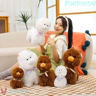 ANEMONE Plush Llama Dolls, Fluffy Soft Alpaca Plush Toys, Baby Sleeping Toy 22/35/45cm Chubby Face C